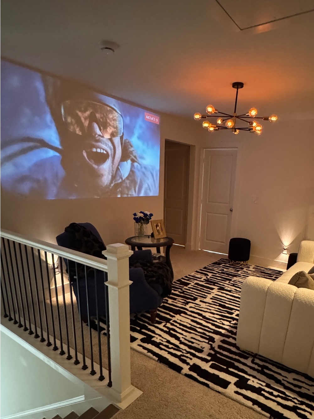 E3 Portable DLP Smart Projector - Black